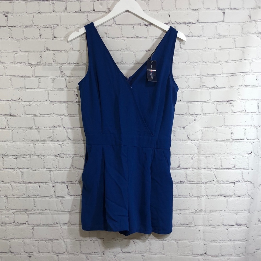One clothing romper in blue